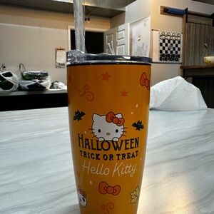 Orange Zack Smiles Hello Kitty Halloween 20oz Tumbler